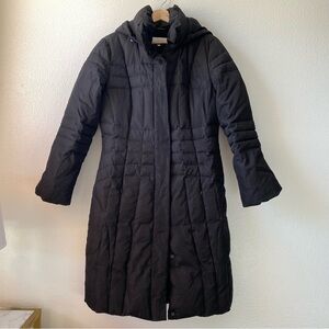 Calvin Klein Black Goose Duck Down Feathers Puffer Quilted Coat Women's Small